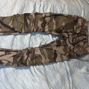 Divided Camo Stretchy bottom pants by H&M. Newww